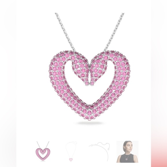 Swarovski Una Pendant Rose Pendant 5631931- Discontinued - Picture 1 of 2